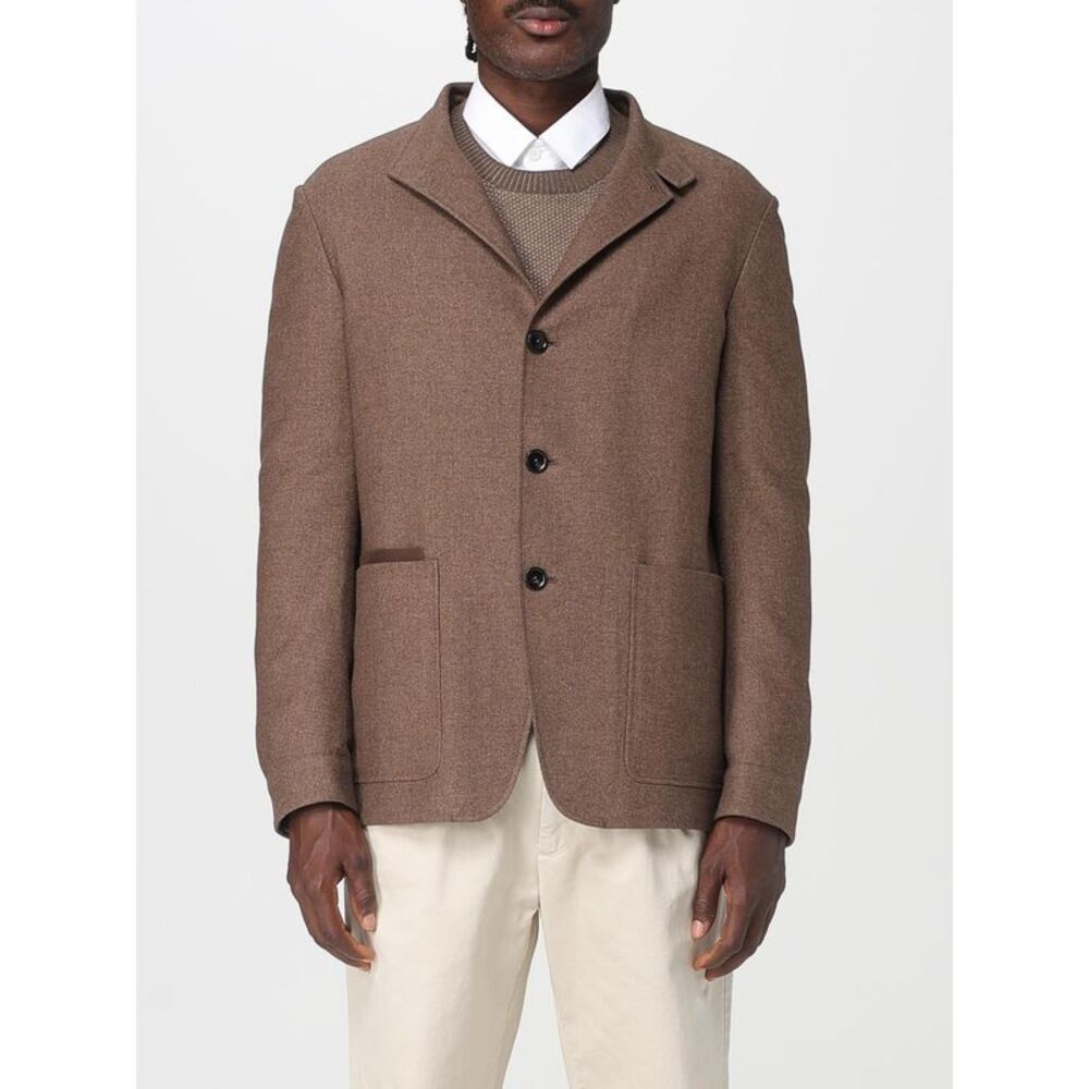 Zegna Jacket Men Brown